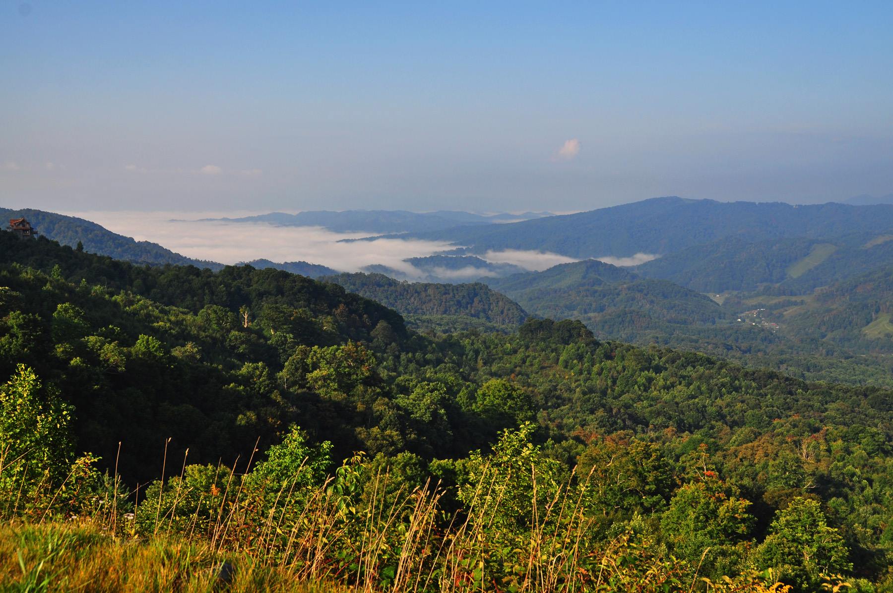 Blue Ridge Mountain views from Sunalei